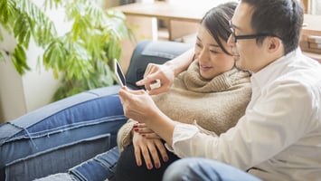 妊娠中の夫婦